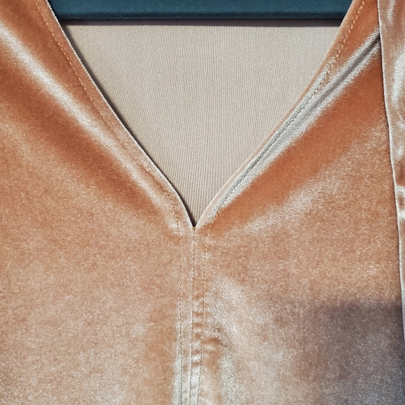Soft shiny xs tie neck madewell top - Picture 4 of 5